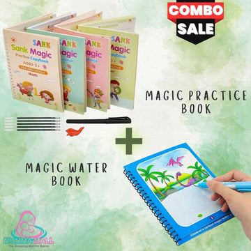 ✨Magic Practice Copybook📚With FREE Magic Water Book😯 (Buy 1 book get 4 Book FREE)💯