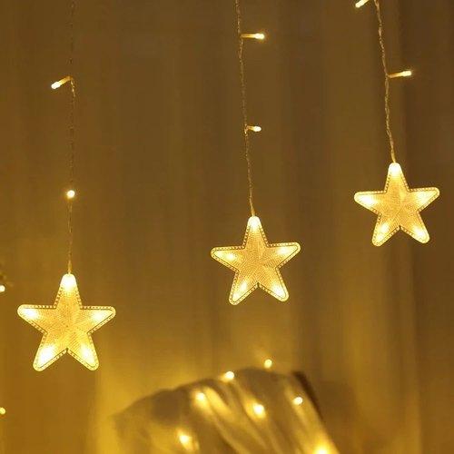 16 Star LED Lights Decorative Curtain String