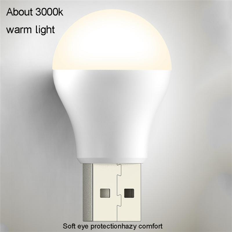 USB Plug Lamp Mini Night Light Computer Mobile Power Charging (Pack of –  THE WISHLANE